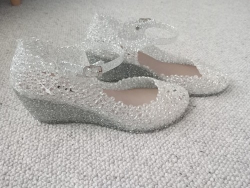 Silver glitter pierced - glitter,