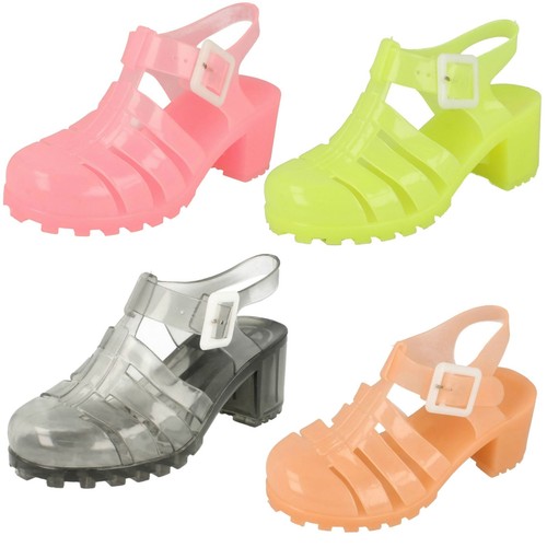 Spot girls heeled jelly - heeled,