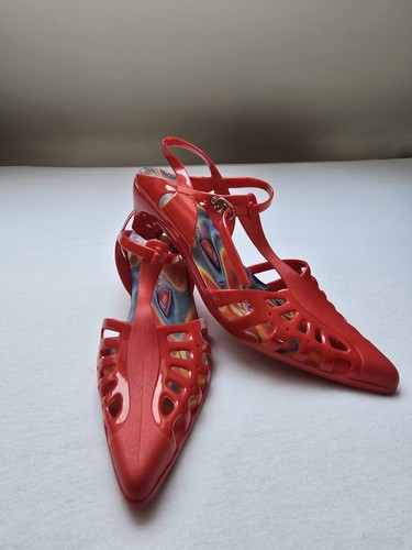Giovanna red jelly shoes - shoes, eu