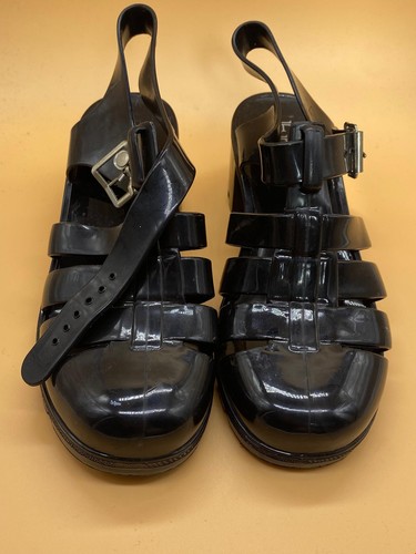 Envy black jelly sandals block - envy,